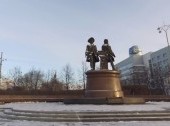 Monument to founders of Yekaterinburg