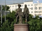 Monument to founders of Yekaterinburg