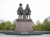 Monument to founders of Yekaterinburg