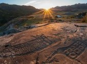 Petroglyphs Kalbak-Tash