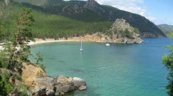 Baikal Lake in summer time