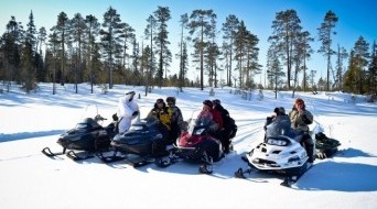 Winter Ural fishing